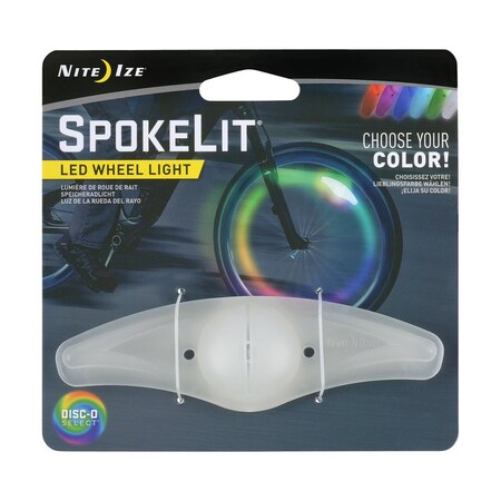 Nite Ize SpokeLit Multicolored LED Signal Light CR2016 Battery SKL2-07-R6